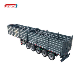 Feichi 5-Axis Lateral <strong>Lilting</strong> Grain Semi-Trailer Russian Special Trailer <strong>Can</strong> Be Customized - Product Image 1