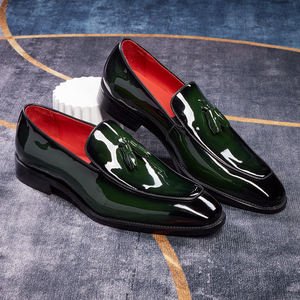 Heren handgemaakte lederen loafers van hoge kwaliteit - Glanzende instappers voor formele gelegenheden - Product Image 3