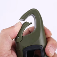 Linterna LED de Emergencia Portátil, Impermeable, de Doble Propósito, Multifuncional, con Carga Solar, Cuerpo de ABS, Gran Potencia
