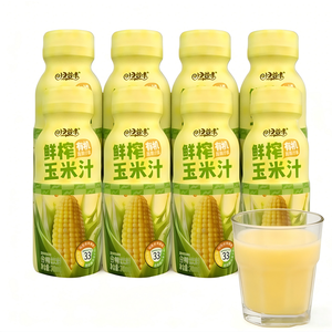 משקה חלב תירס אורגני 33% טבעי, סחוט טרי, דל שומן, מסונן, מותג פרטי (OEM/ODM), מבוסס על חלבון צמחי, בבקבוק/קופסה/כוס - Product Image 1