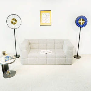 Divano letto pieghevole convertibile con cuscino moderno tessuto di lino divano <span class=keywords><strong>Futon</strong></span> materasso pieghevole per soggiorno - Product Image 3