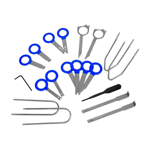 Kit d'outils de suppression d'<span class=keywords><strong>autoradio</strong></span>, 20 pièces, compatible avec Mercedes/bmw/<span class=keywords><strong>vw</strong></span>/audi/ford - Product Image 2