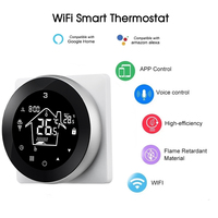 Elegante Sistema de Calefacción por Suelo Radiante HY312 con Termostato Inteligente y Sensores Internos y de Suelo, Compatible con TUYA