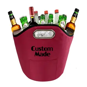 Durable Sturdy Strong Heavy-Duty Waterproof Cheap Price Customized logo Beer Carry Cooler Beer Ice Cooler Bucket