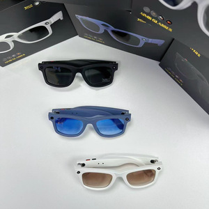 Lunettes intelligentes avec monture blanche, double caméra, verres interchangeables, en plastique et titane, anti-tremblement, enregistreur vidéo - Product Image 5