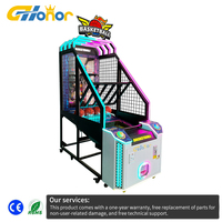 Machine de basket-ball LED à monnayeur, simulateur de basket-ball d'arcade, produit phare des centres commerciaux