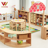 Meuble de rangement en bois Montessori pour enfants, étagère ouverte, organisateur de jouets, mobilier pour tout-petits, idéal pour la maternelle et la crèche