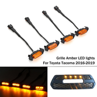 Luces LED Ámbar para Parrilla Tacoma Raptor, Compatibles con la Parrilla Toyota Tacoma TRD PRO 2016-2019