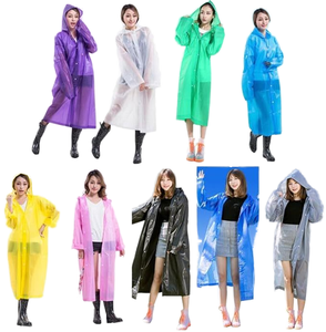 Reusable EVA <b>Rain</b> Coats Waterproof <b>Rain</b> <b>Poncho</b> Unisex Men Women Long <b>Rain</b> Cape - Product Image 4
