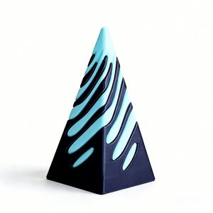 Exquisite Unisex Fidget Printed Toys Decompression Toy Birthday Gift Spiral 3D Print Cone - Product Image 5