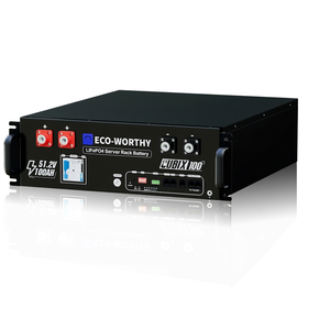 Batería de Rack para Servidor Híbrido Cu Bix 100 48V 100Ah LiFePO4 Split IP65 de 5-10kW con Bluetooth y WiFi - Product Image 1