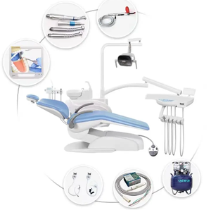 Prix dentaire portatif de haute qualité et de vente d'équipement dentaire médical chaud de chaise de l'unité dentaire mobile - Product Image 6