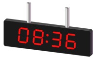 Horloge murale réseau personnalisée avec synchronisation NTP WiFi 4G, pour municipalités, usines, hôpitaux, campus