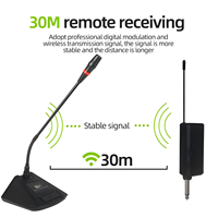 Système de microphone de conférence sans fil E9 UHF à col de cygne avec certification CE FCC PSE, micro sans fil de table pour réunion et discours