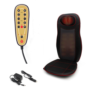 <strong>Massage</strong> Pad Tool Lumbar Back Waist Seat Full Body Vibration Shiatsu Heat Kneading <strong>Massage</strong> Chair Cushion for Car Home Office Use - Product Image 1