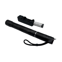 Lampe torche laser dissuasive 1W haute puissance, faisceau réglable 1km-2km, stylo de contrôle et répulsif