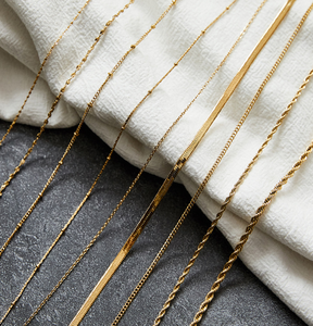 Bijoux à la mode Verdor en acier inoxydable, collier de chaîne à maillons style cubain, en or 18k, personnalisable - Product Image 6