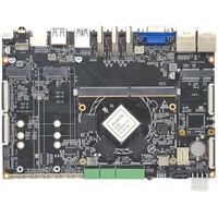Carte mère de signalisation numérique Rockchip RK3399, carte mère d'assemblage PCB et alimentation PCBA