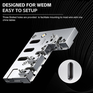 조정 가능한 스테인리스 스틸 와이어 EDM 머신 바이스 정확도 0.002mm, 클램핑 범위 160mm RT100-3D - Product Image 5