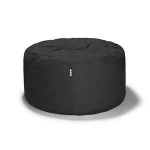 DB Jaxx Saxx 4 Foot Round Contemporary Bean Bag Sofá Cómodo e impermeable con cubierta extraíble negra para muebles del hogar - Product Image 5
