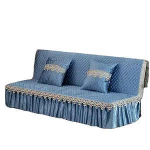 Sofa Cover Stretch Household Sofa Couch Cover Armless Futon Sofa Cover