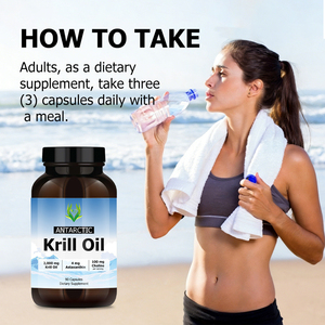 OEM Private Antarctic Krill Oil Capsules with Krill Oil and Astaxanthin Supports Brain Immune Joint Health OEM Krill Oil Complex - Product Image 5