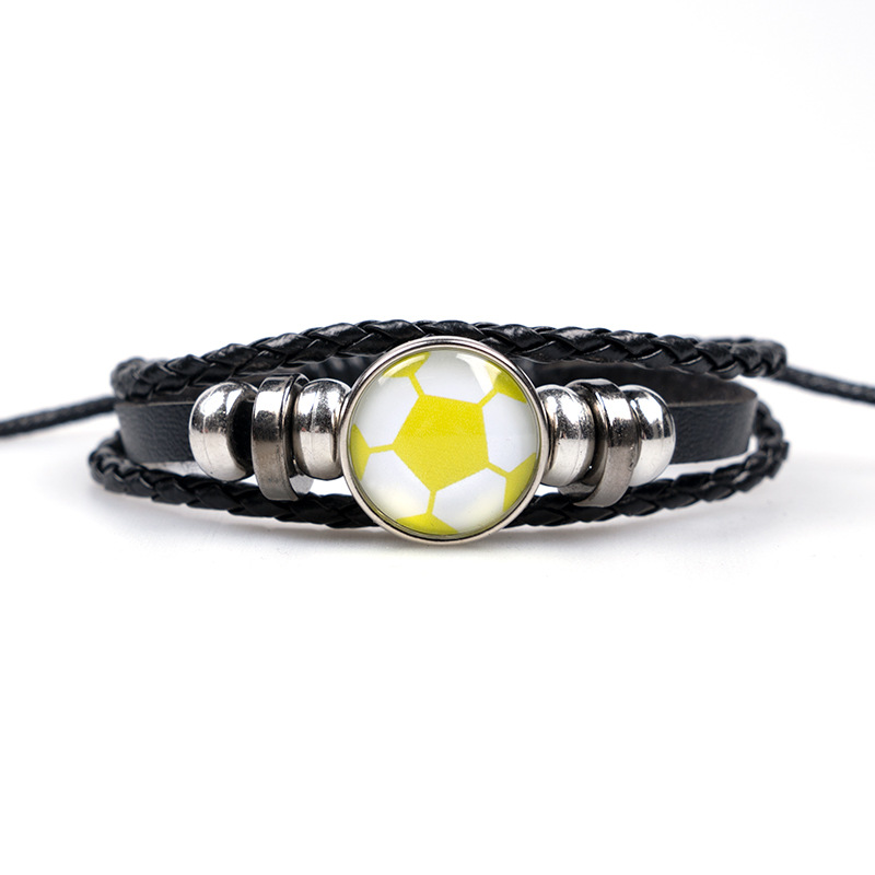 Fútbol amarillo y blanco