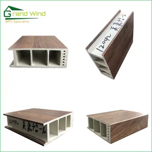 Chất lượng cao WPC cửa trượt phụ kiện và phòng ngủ WPC lắp ráp cửa WPC U loại khung cửa - Product Image 1