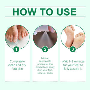 Spray antibactérien pour les pieds, désodorisant et assainissant avec huile d'arbre à thé et herbes naturelles – Fournisseur et fabricant en gros - Product Image 6