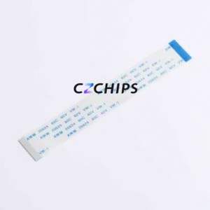 HX FFC-0.5-28P-100mm F FFC Cable (Flexible Flat Cable) P=0.5mm Connector 28P 0.5mm 0.3mm Reverse - Product Image 1