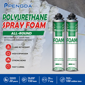 Schiuma Espandente Ignifuga B1, Sigillante Spray in Poliuretano PU per Costruzioni, Riempitivo per Fessure, Schiuma Impermeabile ad Alta Densità - Product Image 1