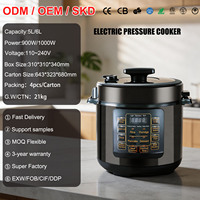 Cuisinière à pression électrique, cuisinière à pression numérique, 6l, cuisinière à pression électrique en acier inoxydable, multifonction, 8l, 10l, intelligente, grande capacité