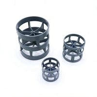 95 ° Anneau Pall en CPVC résistant aux hautes températures 25mm 38mm 50mm 76mm pour épurateur de gaz industriel