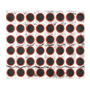 Juego de herramientas de reparación de neumáticos planos de bicicleta, 48 Uds., herramientas de reparación Fetal de goma portátiles, herramientas de reparación de parches de pinchazos de tubo interior de bicicleta - Product Image 4