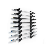 Support d'haltères mural Support mural vertical pour barre de rangement Support pour barre de musculation
