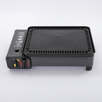 Barbecue portable d'extérieur au propane et au butane, plaque de cuisson, grill anti-vent pour le camping et les pique-niques