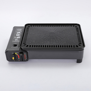 Tragbarer Outdoor-BBQ-Grill mit Propan-Butan-Gasbrenner, Grillrost, windgeschützt für <span class=keywords><strong>Camping</strong></span> und Picknick - Product Image 3