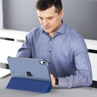 Étui de protection pour tablette iPad Air 3 2019 (10,5 pouces) Étui intelligent à trois volets avec coque avant en PU souple et coque arrière en PC rigide Antichoc