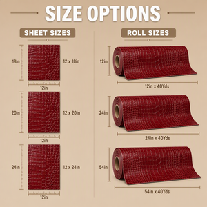 หนังเทียมลาย<span class=keywords><strong>จระเข้</strong></span>สีแดงสลับดำ ขนาด 12x24 นิ้ว พร้อมแผ่นโฟมสีเทาด้านหลังและกาวในตัว - Product Image 2