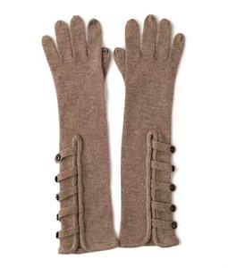 Guantes Largos de Punto Cálidos de Invierno para Mujer, Estilo Coreano, con Botones, Térmicos para el Brazo, Elegantes, de Cachemira, para Negocios - Product Image 3