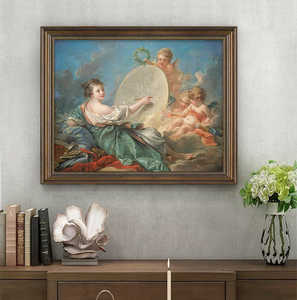 L'ingresso è decorato con un Sexy dipinto ad olio del corpo di una <span class=keywords><strong>donna</strong></span> sulla porta quadrata del soggiorno - Product Image 4