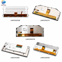Modul Layar LCD Multimedia Otomatis LAM123G071A LAM123G071B LAM123G032B LAM1231028A LAM12333559A untuk Perbaikan Instrumen Radio Mobil