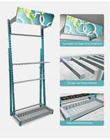 Offres Spéciales crochet croisé suspendu présentoir de garniture de bordure décorative polyvalente pour la vente au détail