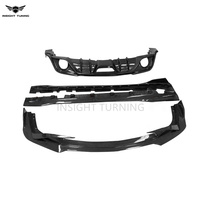 Kit carrosserie en fibre de carbone pour Ford Mustang 2018-2022 S550 : Pare-chocs, lèvre avant et jupes latérales