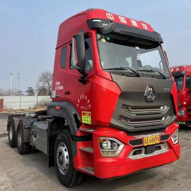 Sinotruk Hohan 450pk Diesel 6*4 10-Wheel 40T Euro 5 Deellast Gebruikte Drijfmachine Sleepaanhangwagen 6X4 Trekker Vrachtwagens Te Koop