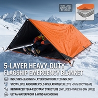 Bâche d'urgence imperméable robuste à 5 couches isolées pour abri et protection - Vente en gros