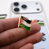 Juego de Pins Esmaltados con la Bandera y el Mapa de Palestina, Insignias Modernas con el Emblema Nacional Palestino para Decorar Bolsas, Ropa y Teléfonos