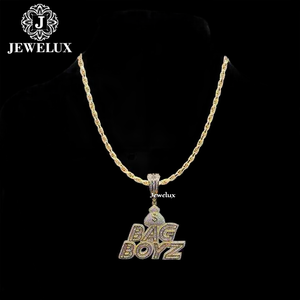 Vente en gros de bijoux de luxe plaqués or, en argent 925, avec perles d'eau douce, style hip-hop, fournisseur indien Jewelux IGI - Product Image 3