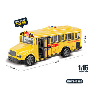 EPT 1 16 inerziale elettrico musica leggera giocattolo scuola porta di apertura a due piani Kid City altri veicoli <span class=keywords><strong>Mini</strong></span> Bus per regalo di natale - Product Image 2