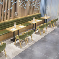 Combinaison Table et Chaises pour Restaurant, Snack-bar, Restaurant Hot Pot, et Table de Nuit pour Snacks
